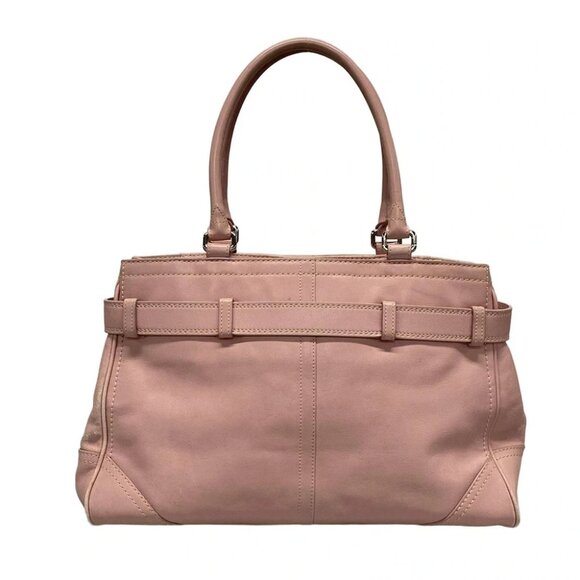 COACH Leather Carryall F08A71 Pink Leather - Handbag - Picture 3 of 10